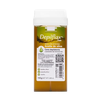 Depilflax 100 depilatory wax roll olive 110 g