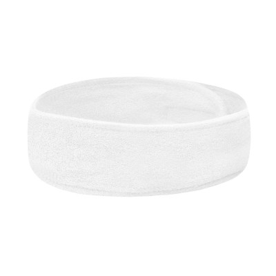 Terrycloth headband white