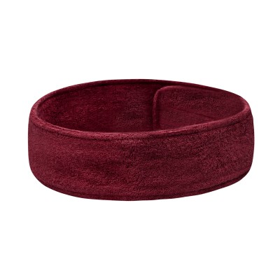 Terrycloth headband burgundy