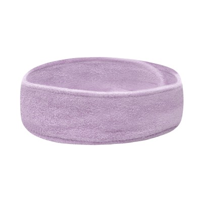 Terrycloth headband purple