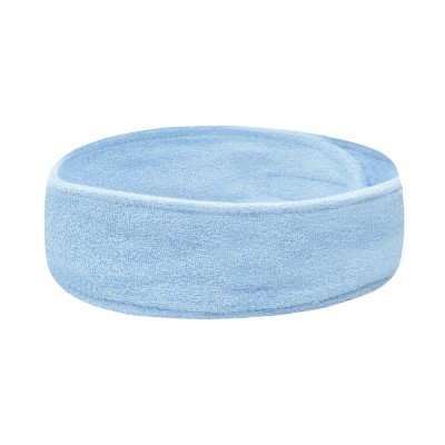 Terrycloth headband blue
