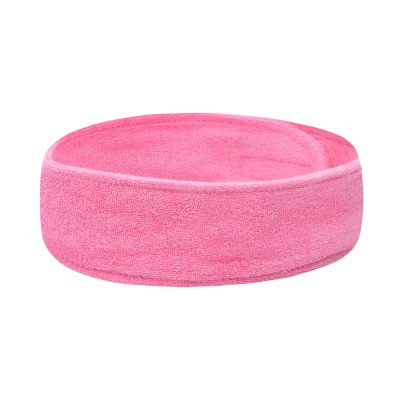 Terry cloth headband pink