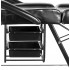 Cosmetic chair A202 with trays black