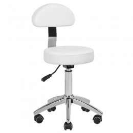 Cosmetic stool AM-304 white