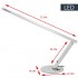 Slim led aluminum desk lamp