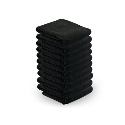Microfiber towel 73 x 40 cm 10 pcs. black