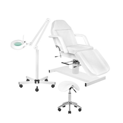 Set of armchair 210 + magnifying lamp LED S5 + stool 302