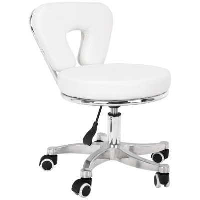 Cosmetic pedicure stool 9266 white