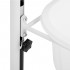 Pedicure tray with adjustable height, white