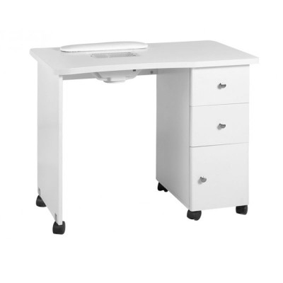 Wood desk with extractor 011B