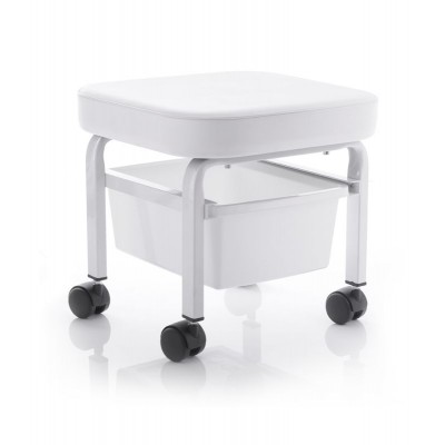 Pedicure cosmetic stool with container Pedicure cosmetic stool with container
