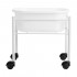 Pedicure tray white straight