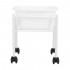 Pedicure tray white straight