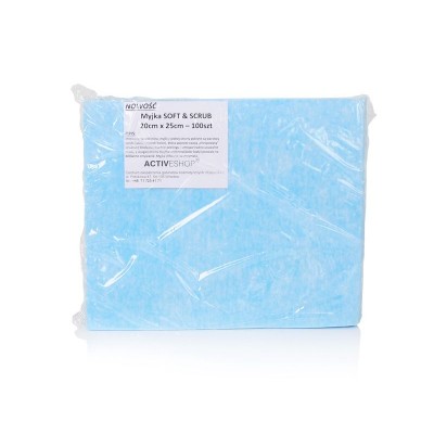 Disposable surgical cloths-washcloths 100 pcs. soft&scrub 20 x 25 cm