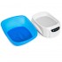 Azzurro shower tray with massager