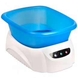 Azzurro shower tray with massager