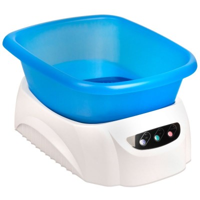 Azzurro shower tray with massager
