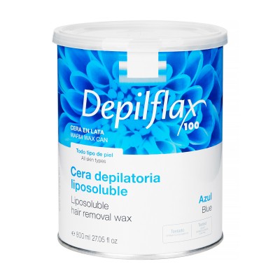 DEPILFLAX DEPILATION WAX CAN 800ML AZULEN