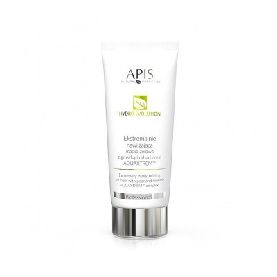 Apis hydro evolution extremely moisturizing gel mask with pear and rhubarb aquaxtrem™ 200 ml