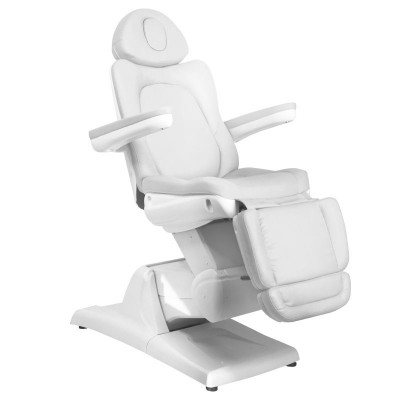 Electric cosmetic chair Azzurro 870 3 motors white