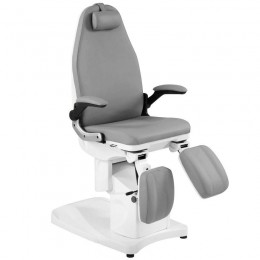 Azzurro 709A 3 motor electric podiatry chair, grey
