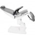 Azzurro 709A 3 motor electric podiatry chair, grey