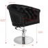 Gabbiano hairdressing chair London black
