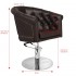 Gabbiano hairdressing chair London brown Gabbiano hairdressing chair London brown