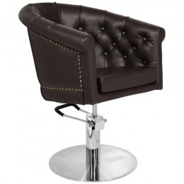 Gabbiano hairdressing chair London brown