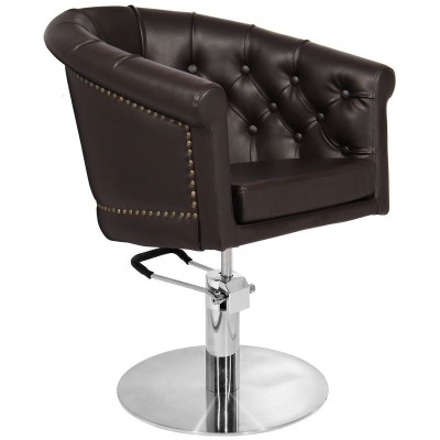 Gabbiano hairdressing chair London brown Gabbiano hairdressing chair London brown