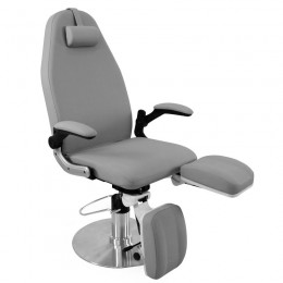 Azzurro 713A gray hydraulic podiatry chair