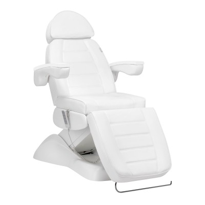 Electric cosmetic chair Lux 4M white with cradle