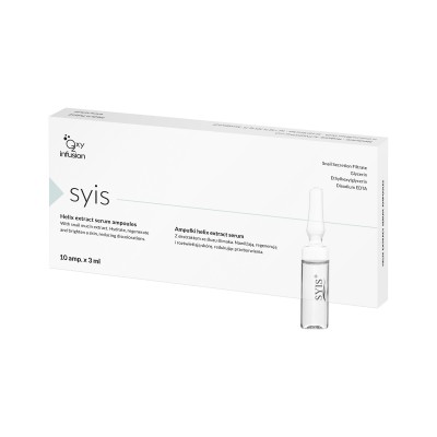 Syis ampoules with snail slime helix extract serum 10 x 3 ml Syis ampoules with snail slime helix extract serum 10 x 3 ml