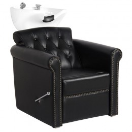 Gabbiano hairdressing wash station Berlin Lux black