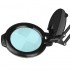 Glow Moonlight 8012/5" black LED magnifying lamp for tabletop Glow Moonlight 8012/5" black LED magnifying lamp for tabletop