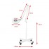 S4 magnifying glass lamp + stand white
