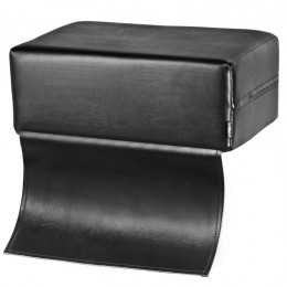 Children's seat for hairdressing chair, black