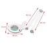 Elegante 6014 60 LED 5D magnifying glass lamp for tabletop