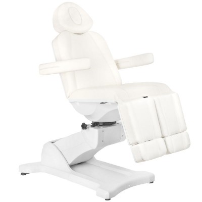 Electric cosmetic chair Azzurro 869AS pedi swivel 5 motors white