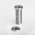Lamp holder-magnifying glass tube stainless steel
