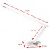 Slim led desk lamp white