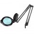 Glow Moonlight 8013/6" black LED magnifying glass lamp with stand
