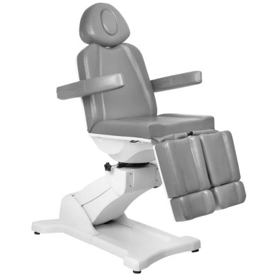 Electric cosmetic chair Azzurro 869AS pedi swivel 5 motors gray