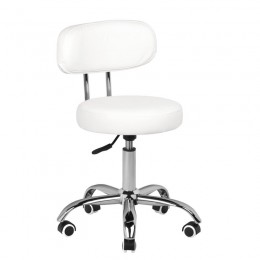 Cosmetic pedicure stool A-007 white