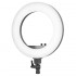 Ring light 18" 48W led black + stand
