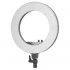 Ring light 18" 48W led black + stand