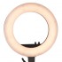 Ring light 18" 48W led black + stand
