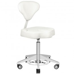 Azzurro 156-F bump-up cosmetic stool white