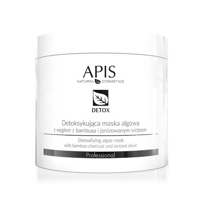Apis detoxifying algae mask with bamboo charcoal and ionized silver 200 g Apis detoxifying algae mask with bamboo charcoal and ionized silver 200 g