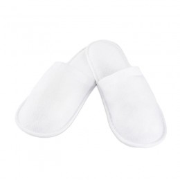 Terry slippers full white